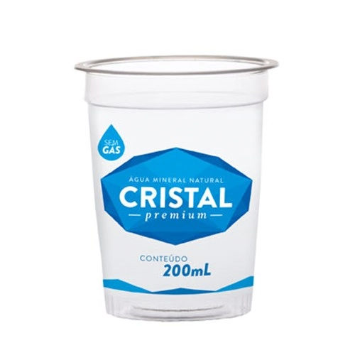 Agua Cristal 200ml Classic Copo
