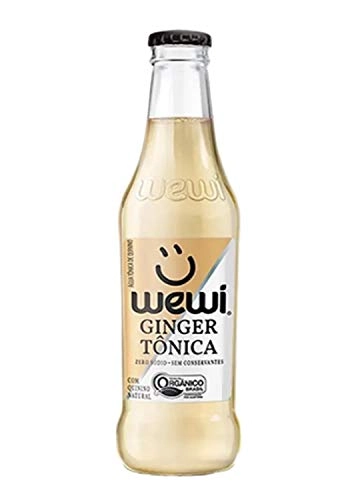 água Tônica Orgânica Ginger Zero Sódio Wewi Premium Garrafa 255ml
