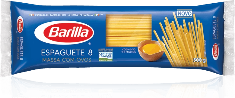 Macarrão Com Ovos Espaguete 8 Barilla Pacote 500g