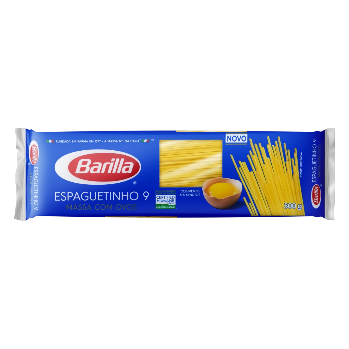 Macarrão Com Ovos Espaguetinho 9 Barilla Pacote 500g
