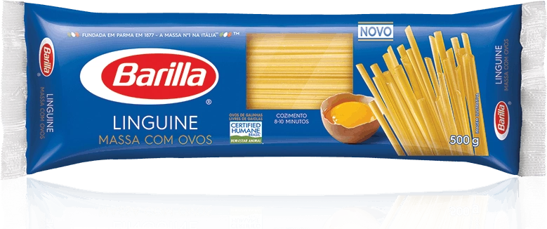 Macarrão Com Ovos Linguine Barilla Pacote 500g