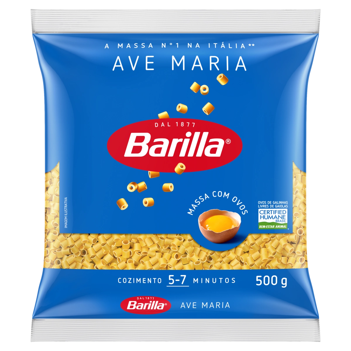 Macarrão Com Ovos Ave Maria Barilla Pacote 500g