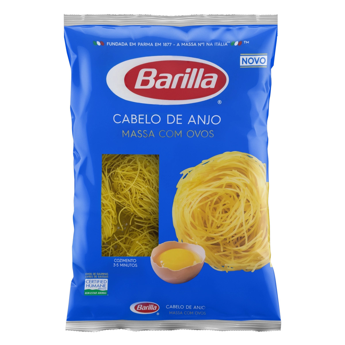 Macarrão Com Ovos Cabelo De Anjo Barilla Pacote 500g