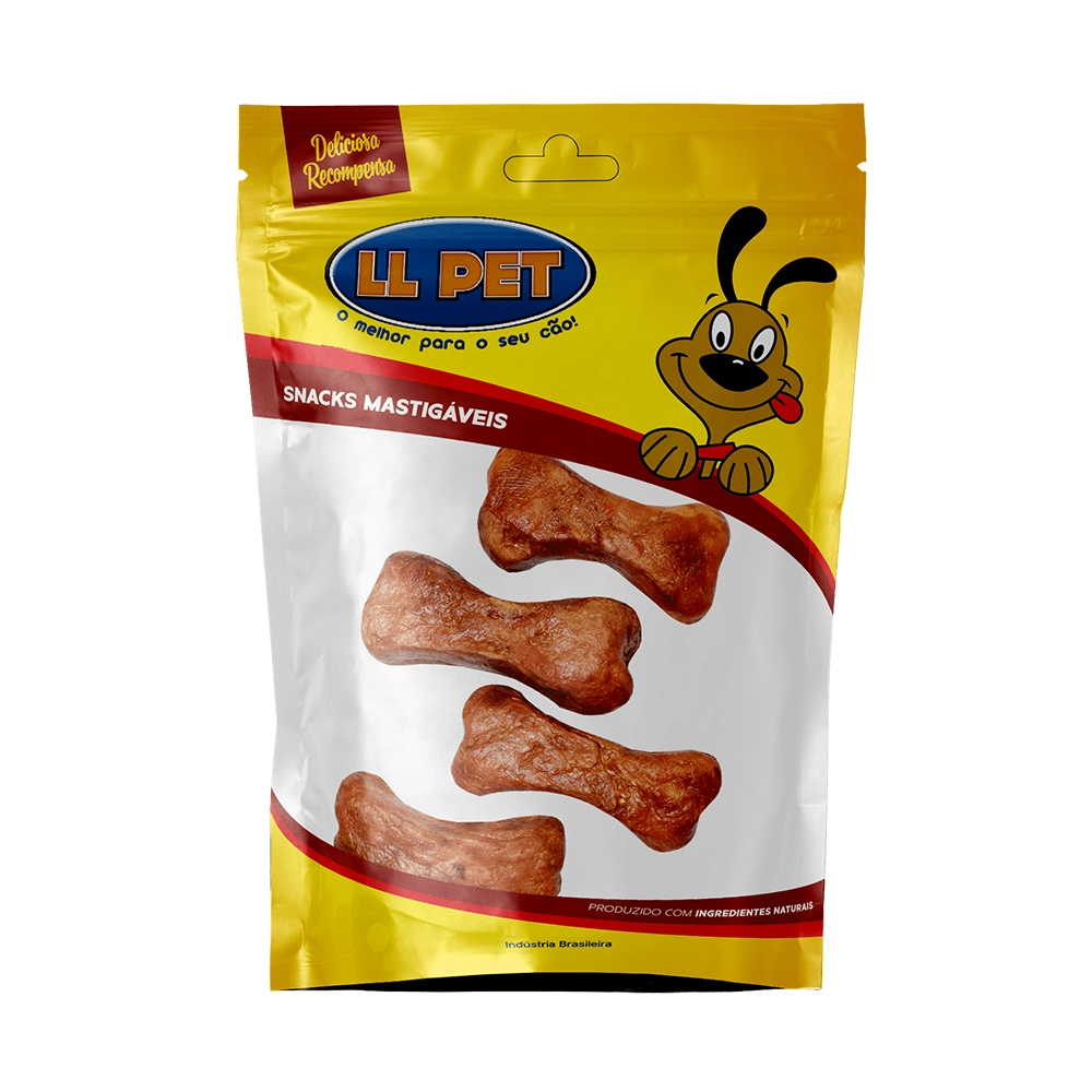 Osso Prensado Ll Pet N2 Bacon 4unid