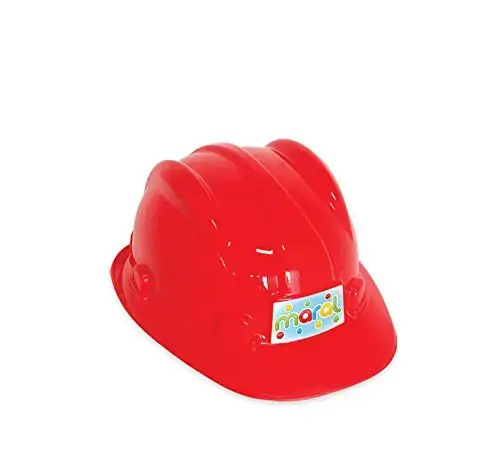 Capacete De Construção Infantil Vermelho 2020 Maral