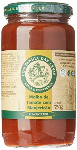 Molho Tomate Com Manjericao Bendito Fruto 350gr