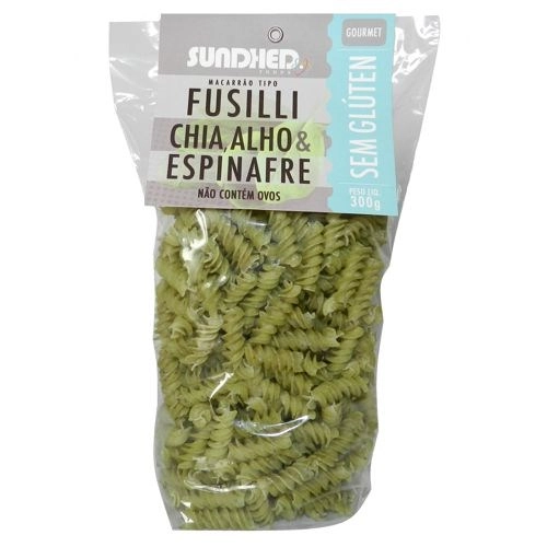 Fusilli Chia C/alho Espinafre 300g