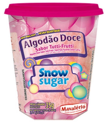 Algodao Doce Mavalerio Tutti Frutti 35g