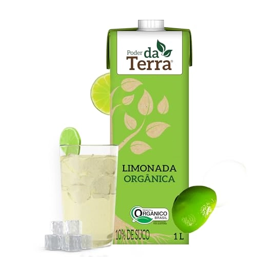 Bebida Orgânica Limonada Poder Da Terra Caixa 1l