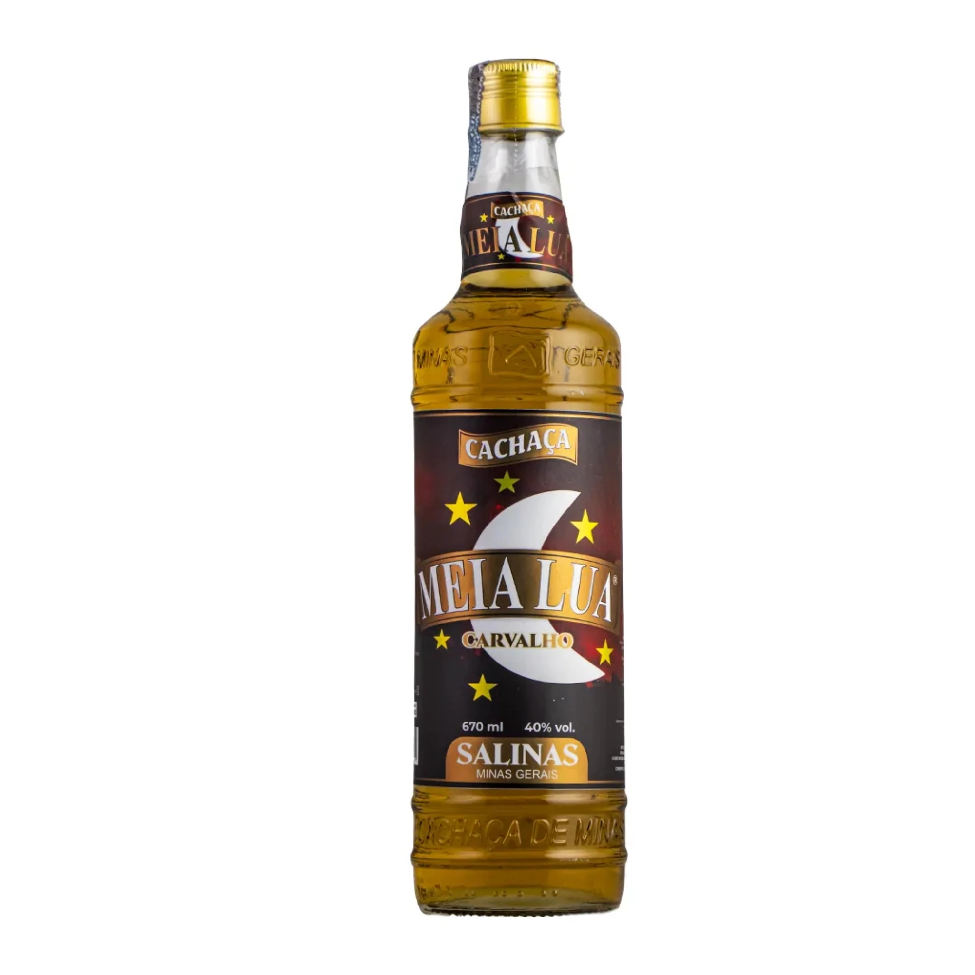 Cachaça Meia Lua Carvalho 670ml