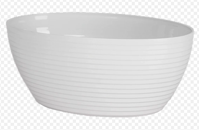 Travessa Oval Friso Le Chef Branca 28x19.5x6cm 1828 Paramount