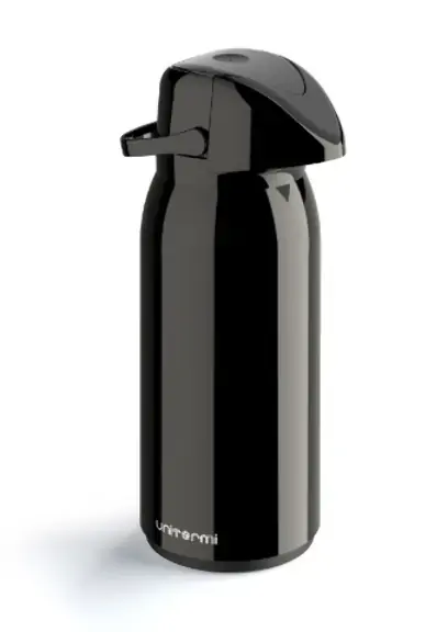 Garrafa Termica Unitermi Verona 1,8l Pressao Preta