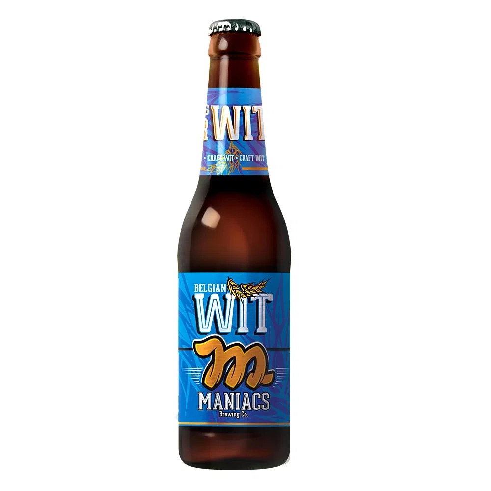 Cerveja Belgian Wit Maniacs Garrafa 355ml