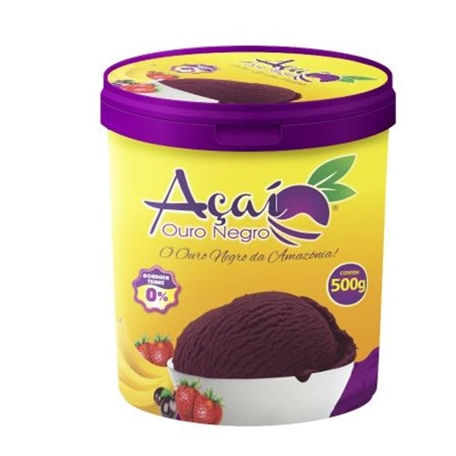 Acai Cremoso C/ Guarana 500 Gr