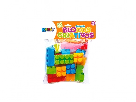 Brinquedo Kendy Blocos Criativos C/48 Pecas