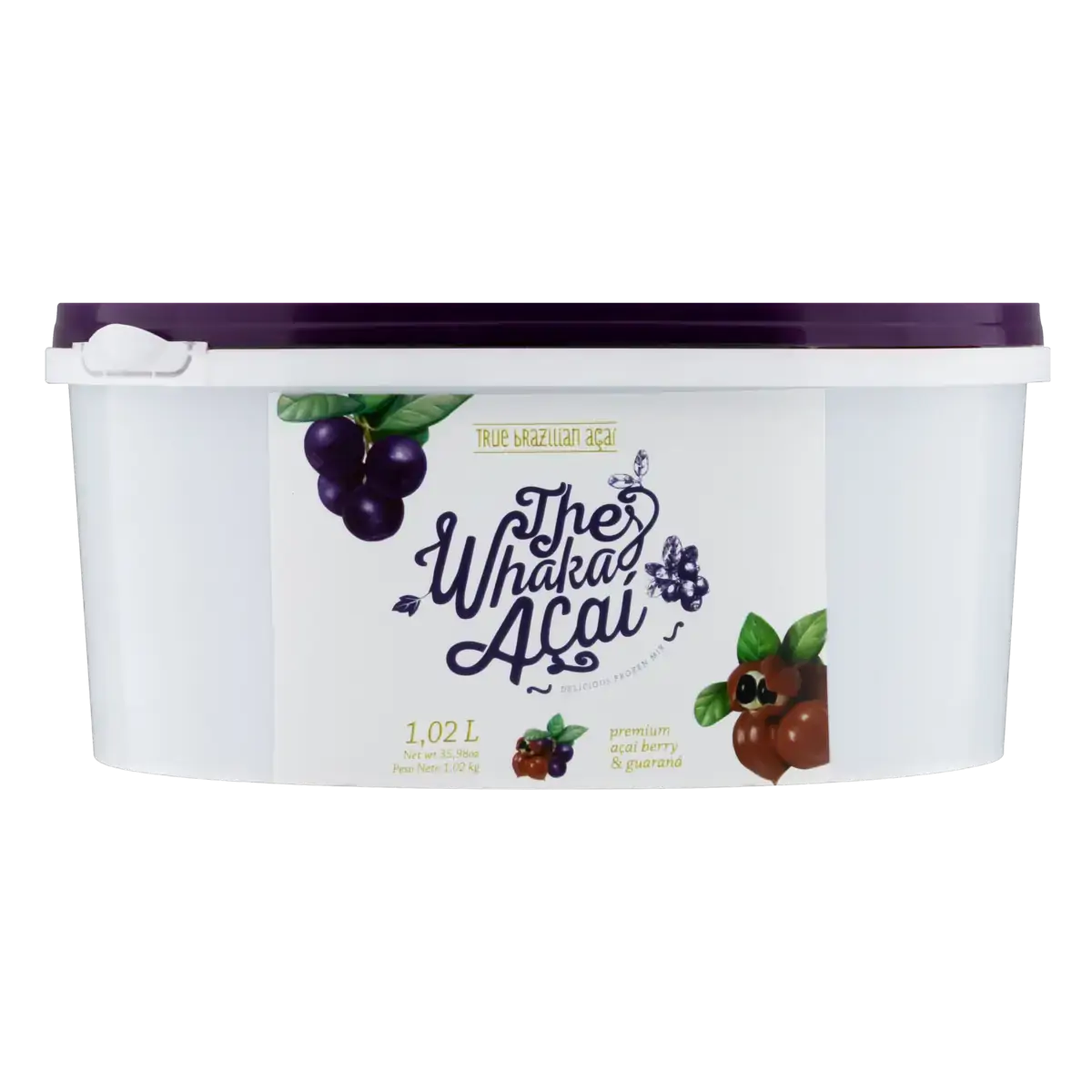 Açaí Com Guaraná The Whaka Premium Pote 1,02l