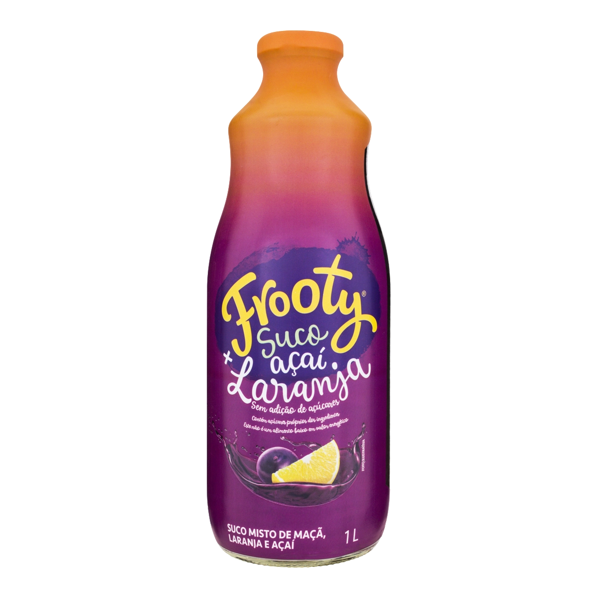Suco Misto Maçã, Laranja E Açaí Frooty Garrafa 1l