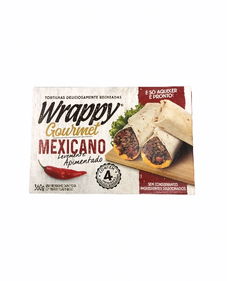Wraps Gourmet Wrappy Mexicano 360g Cx 15