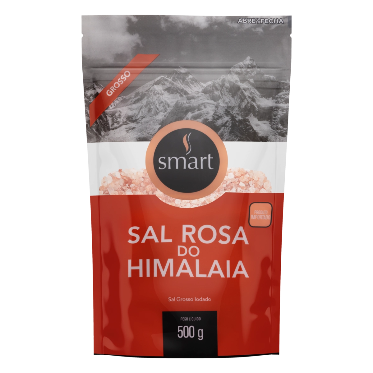 Sal Rosa Do Himalaia Grosso Smart Pouch 500g