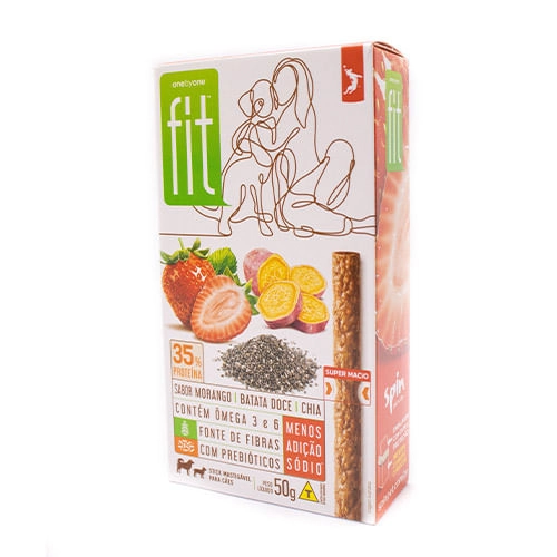 Spin Pet Stick Fit Morangobatata Docechia 50g