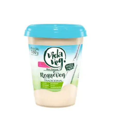 Requeijão De Castanha De Caju Tradicional Vida Veg Requeveg Copo 180g