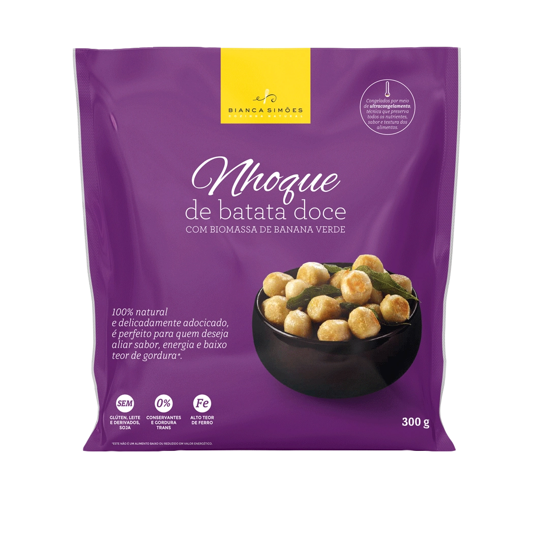 Nhooque De Batata Doce 300g Bianca Simoes