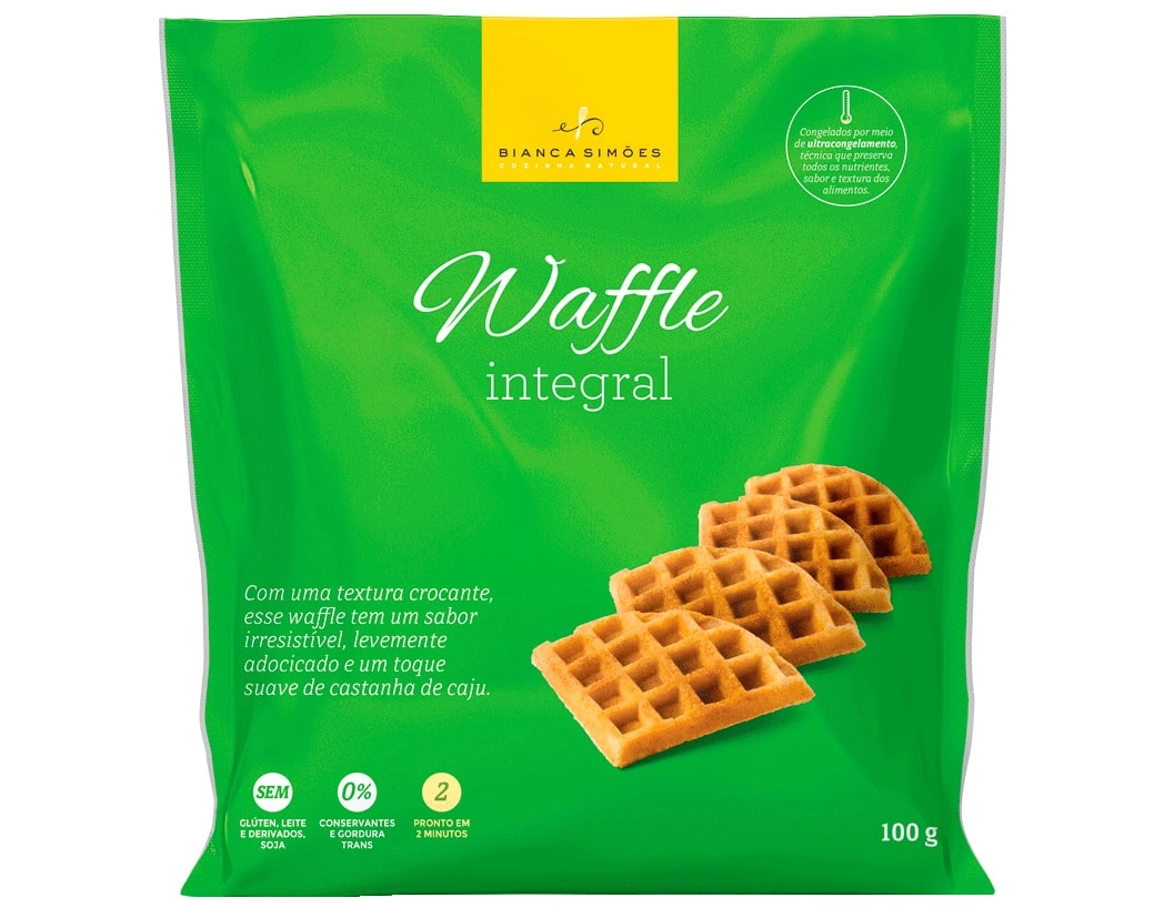 Waffle Integral 100g Bianca Simões