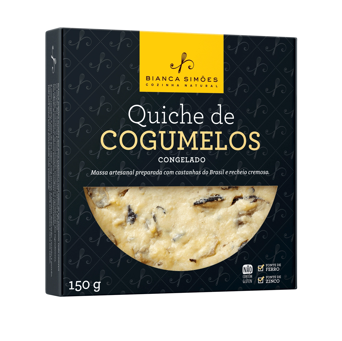 Quiche De Cogumelos 150g Bianca Simões Cozinha Natural