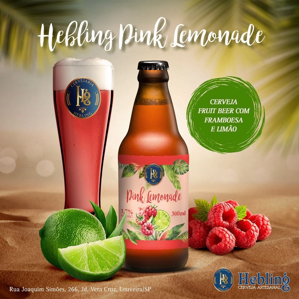 Cerv Hebling Pink Limonade One Way 300ml