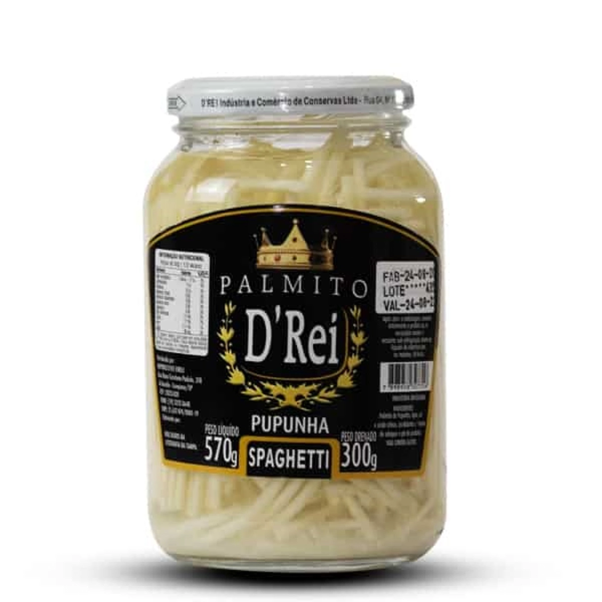 Palmito D Rei Spaghetti Pupunha Vd 300g