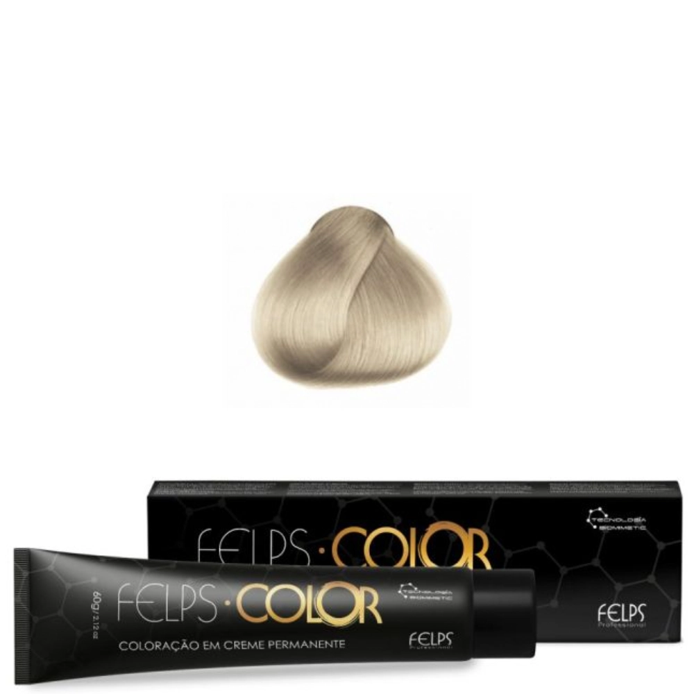Coloracao Individual Permanente Felps 10/0 Louro Clarissimo 1un
