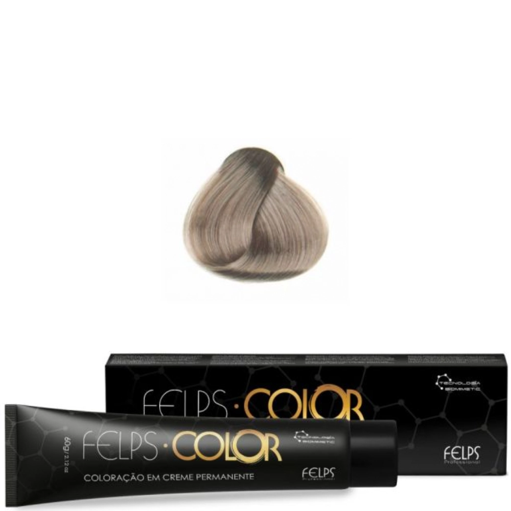 Coloracao Individual Permanente Felps 0/1 Cinza Corretor 1un
