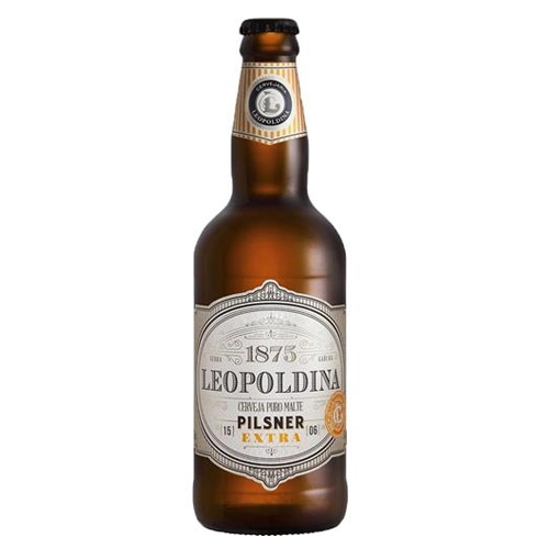 Cerveja Pilsner Leopoldina Garrafa 500ml