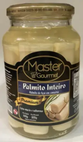 Palmito Master Gourmet Inteiro