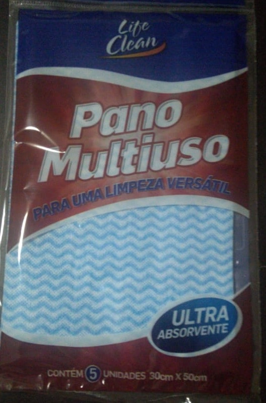 Pano Oliveira Life Clean Multiuso Azul