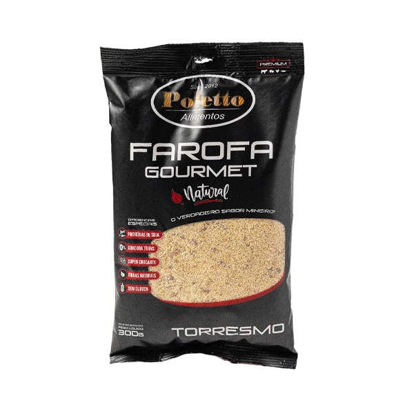 Farofa De Torresmo Gourmet Poletto 300g