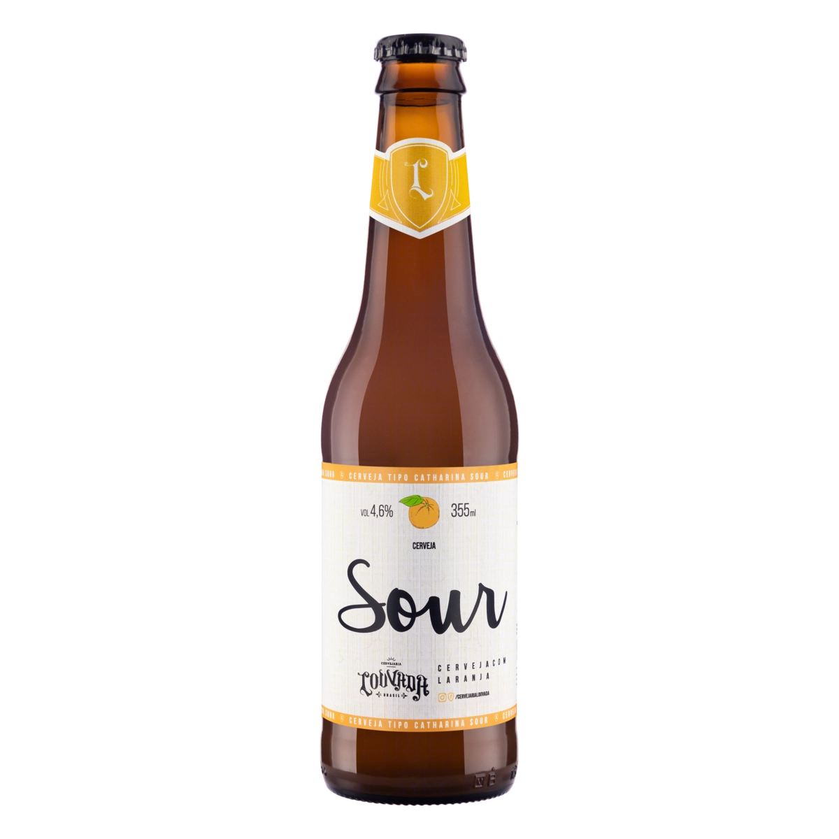 Cerveja Catharina Sour Laranja Louvada Garrafa 355ml