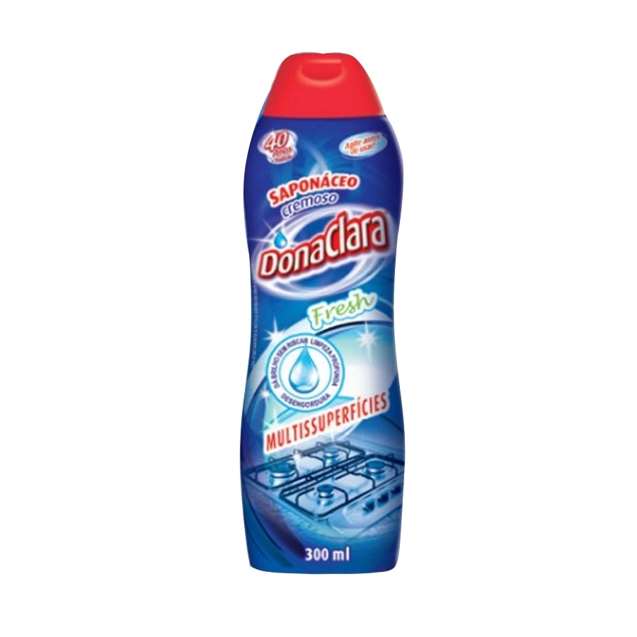 Saponaceo Crem Dona Clara 300ml Fresh