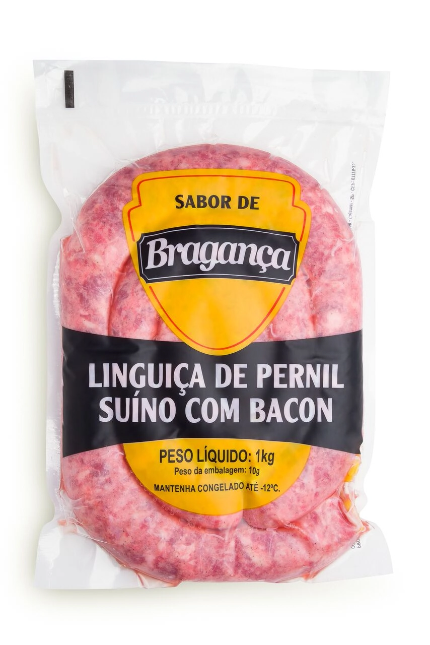 Linguica Pernil Braganca Bacon 1kg