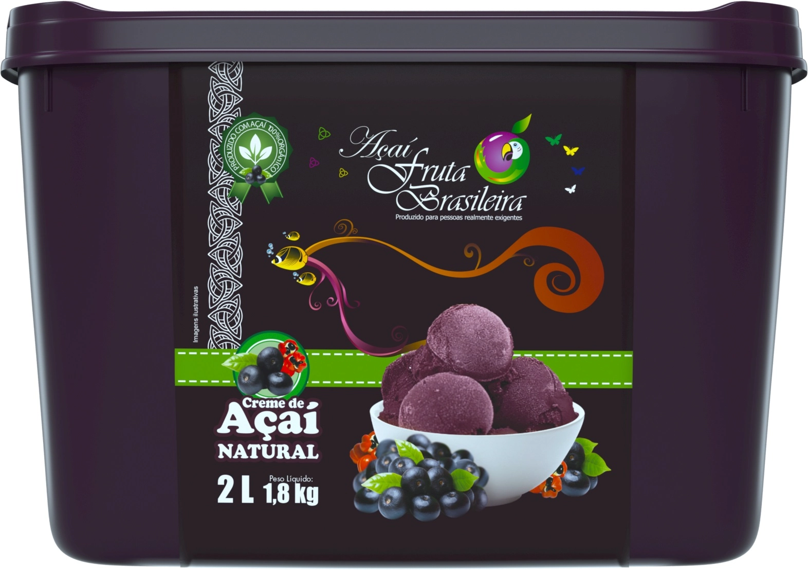 Acai Fruta Brasileira C/guarana 2l