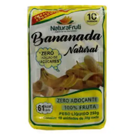 Bananinha Natura Fruti 250g Natural