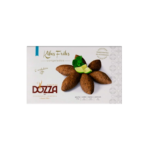 Quibe Congelado Frito Dozza Caixa 330g 10 Unidades