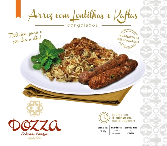 Arroz Com Lentilha E Kafta Dozza 380 G