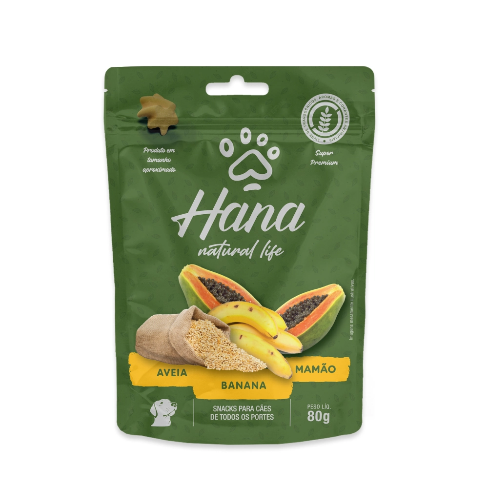 Hana Natural Life Banana/aveia/açai 80g