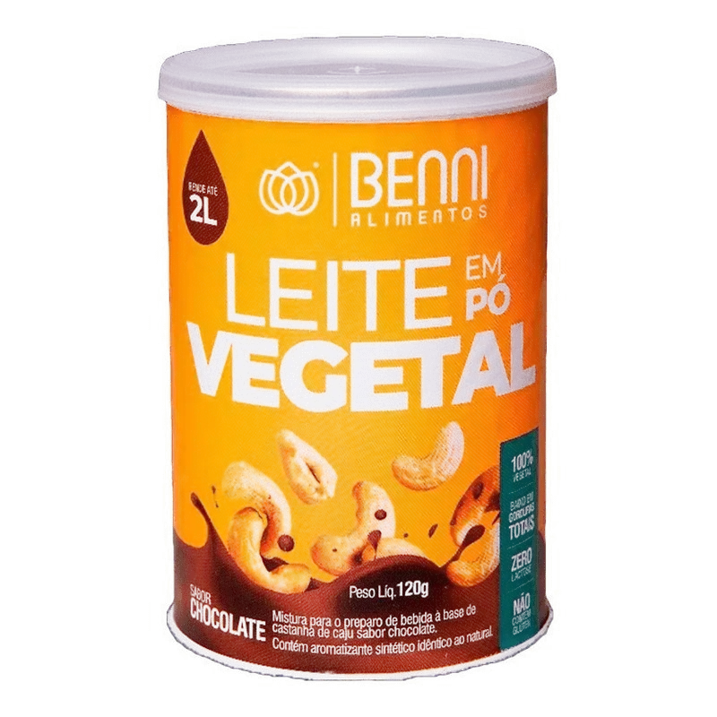 Leite Em Po Veg Benni Caju Chocolate 120gr