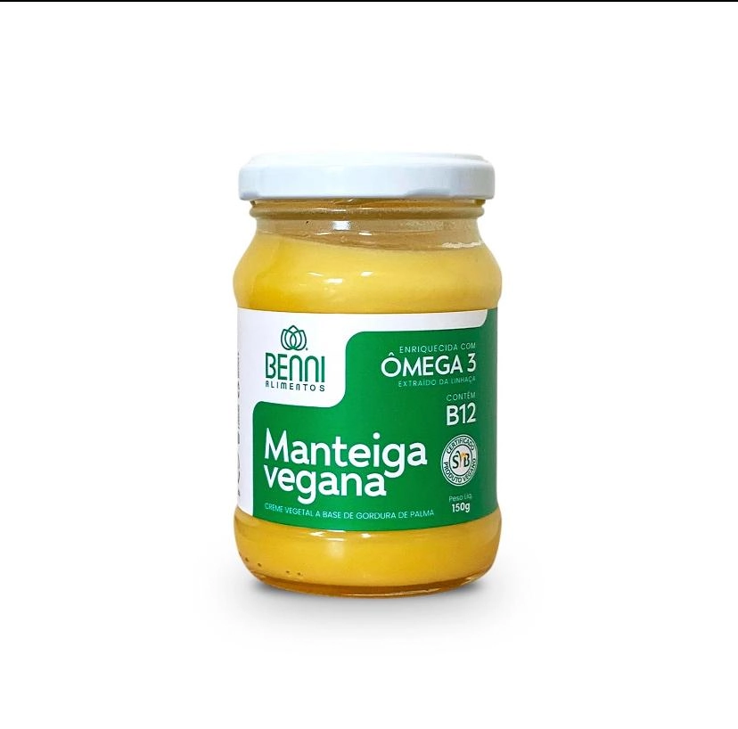 Manteiga Ghee Veg Omega 3 Benni 180g