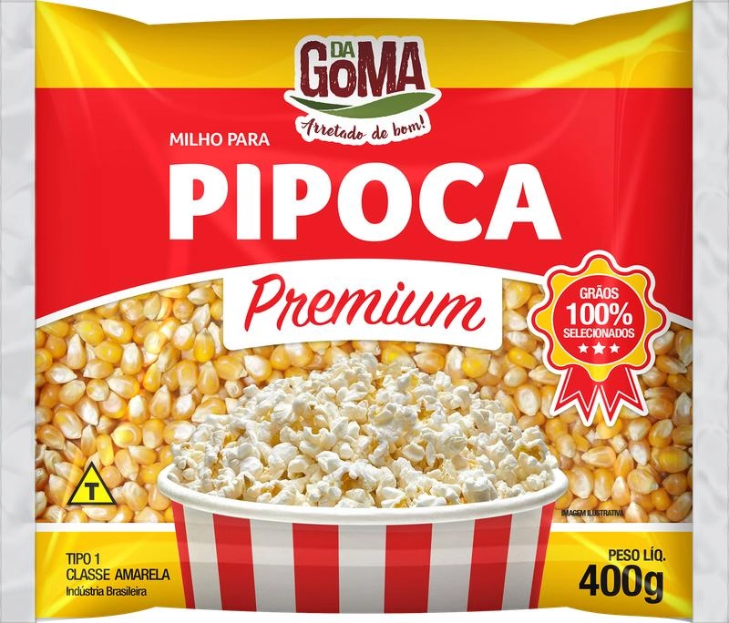 Pipoca Da Goma Premiun 500g