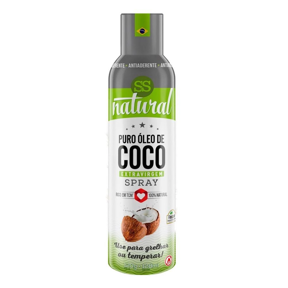 óleo De Coco Extra Virgem Spray Ss Natural Frasco 120g