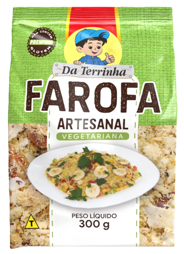 Farofa Artesanal Da Terrinha Vegetariana 300g