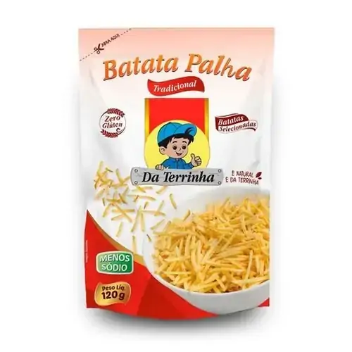 Batata Palha Da Terrinha Tradicional 120g Cx 30.0